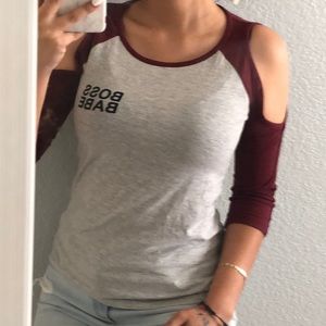 Cute boss babe top !